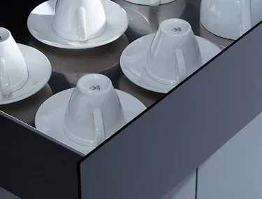 Signature Wärme Lade SKSWD2421MS Silber